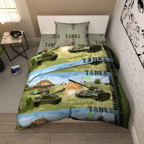 Комплект постельного белья "Танки"